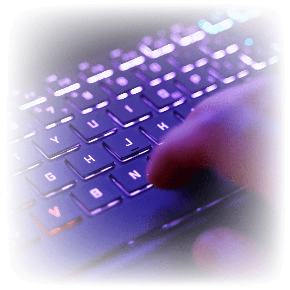 Glowing Keyboard